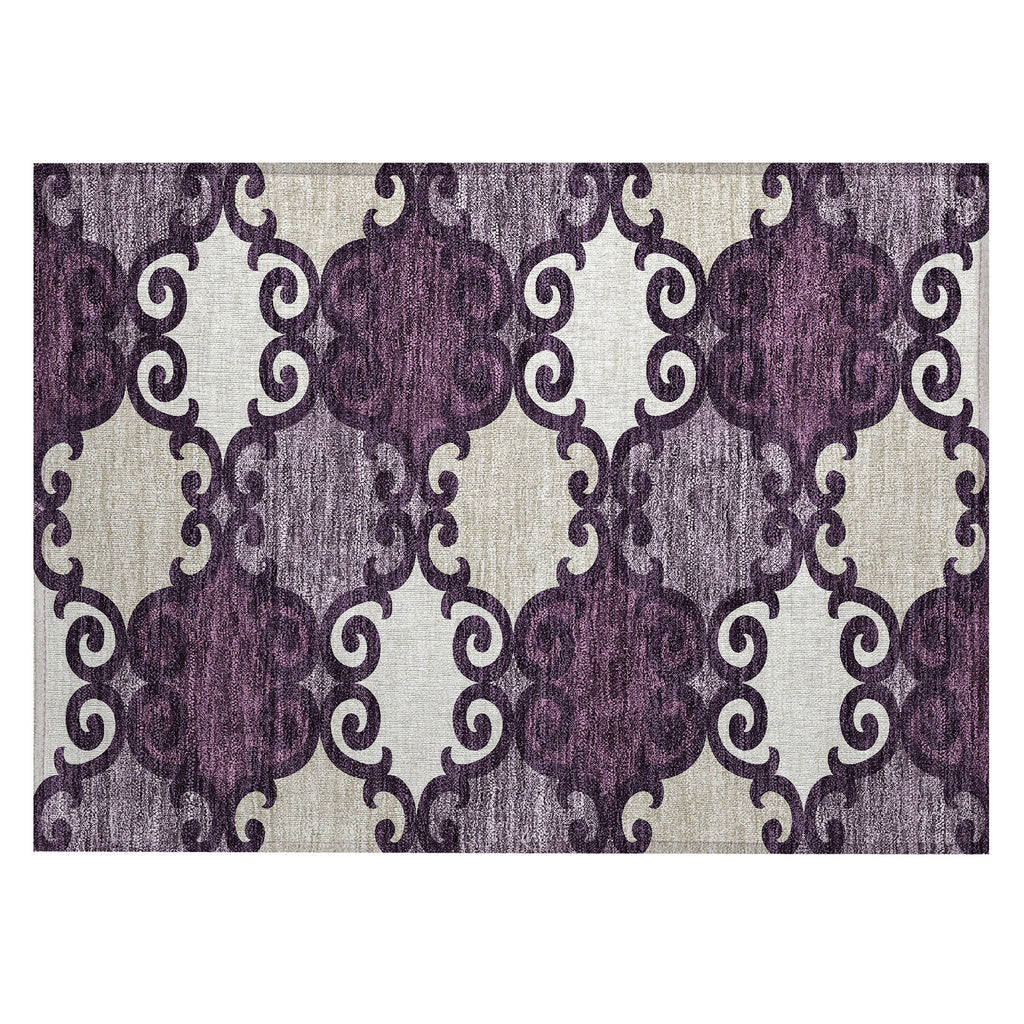 addison chantille acn883 eggplant rug
