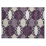 addison chantille acn883 eggplant rug
