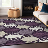addison chantille acn883 eggplant rug