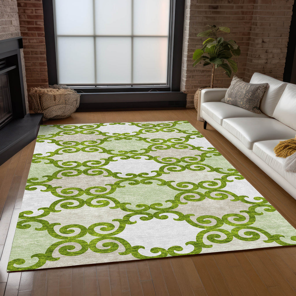 addison chantille acn883 lime rug