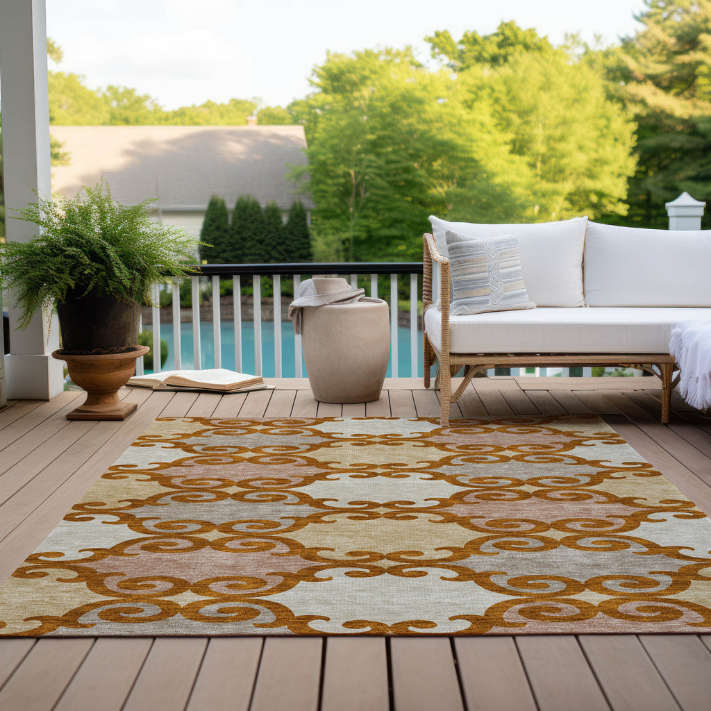 addison chantille acn883 terracotta rug