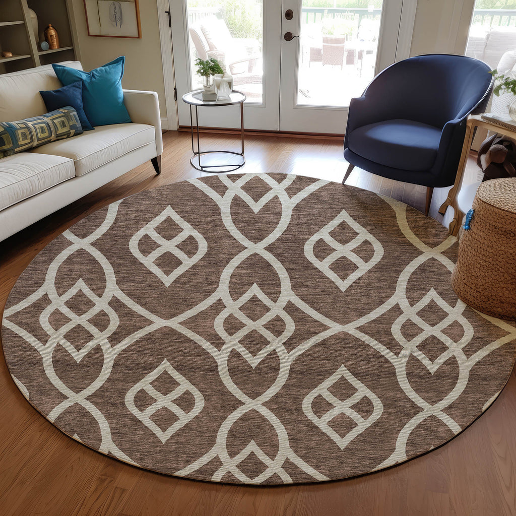 addison chantille acn884 chocolate rug