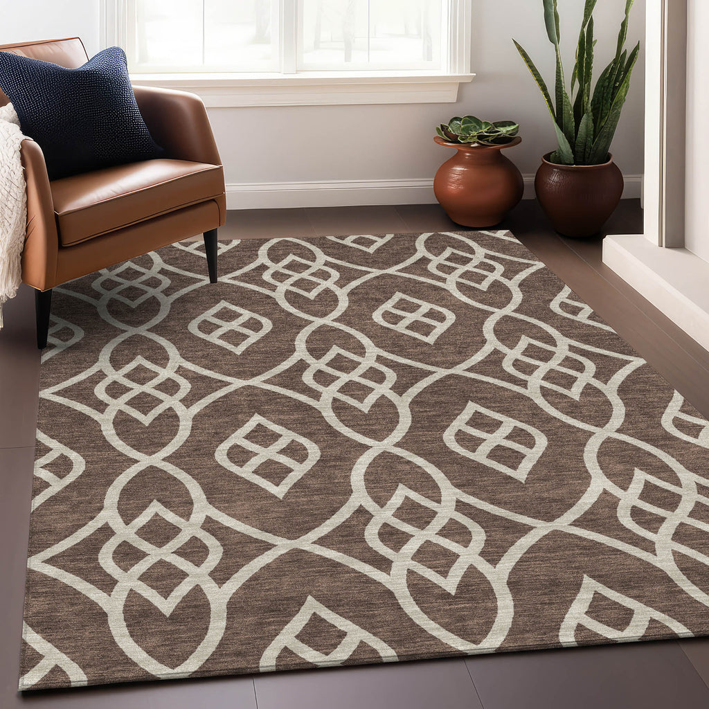 addison chantille acn884 chocolate rug