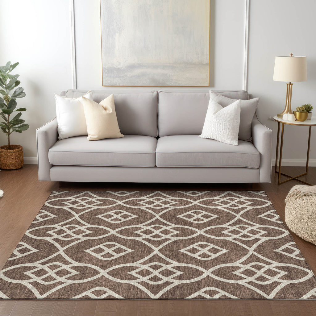 addison chantille acn884 chocolate rug