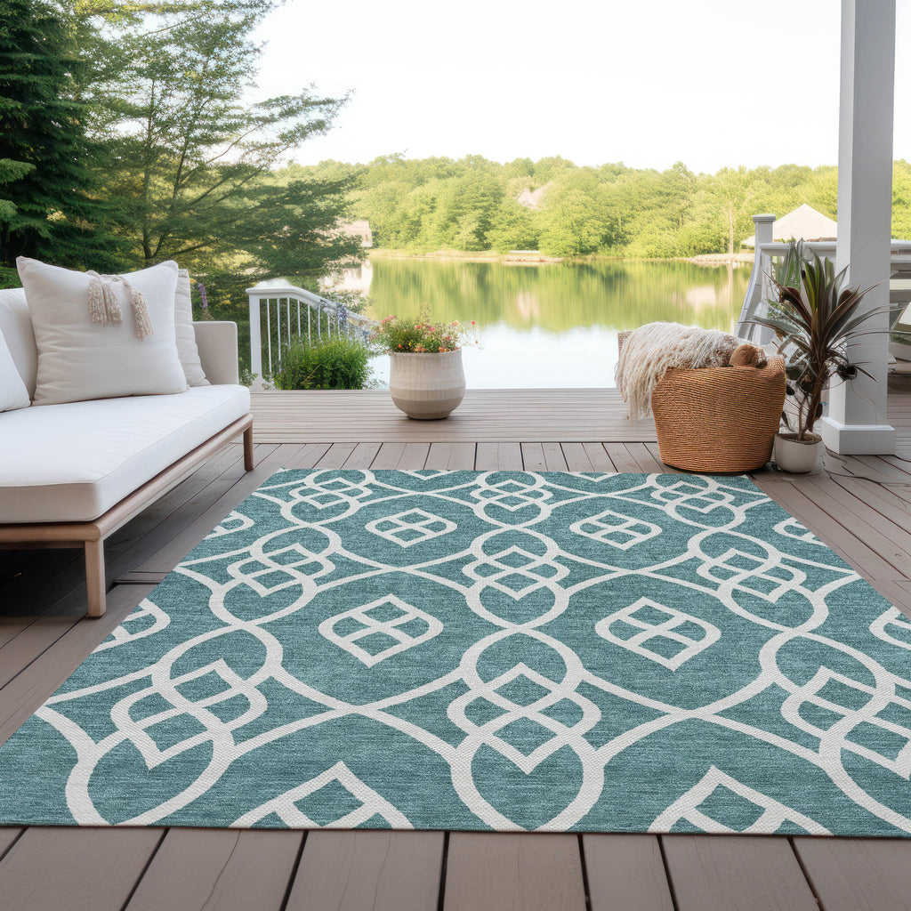 addison chantille acn884 teal rug