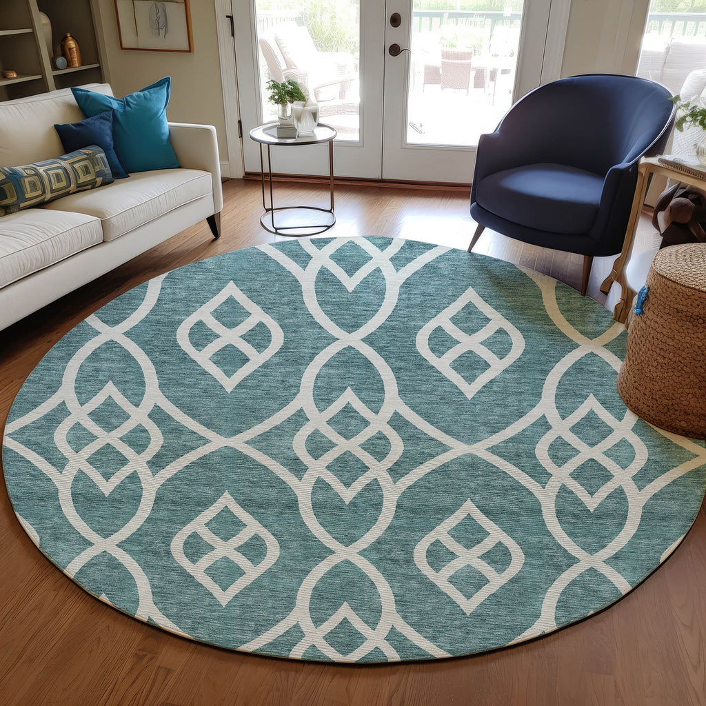 addison chantille acn884 teal rug