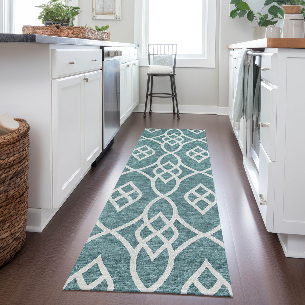 addison chantille acn884 teal rug