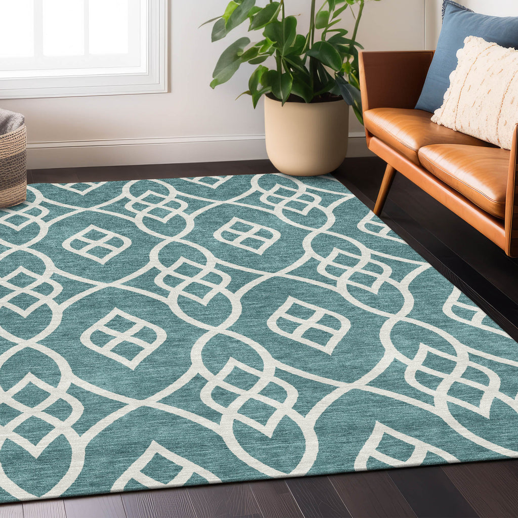 addison chantille acn884 teal rug