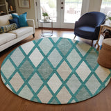 addison chantille acn887 teal rug