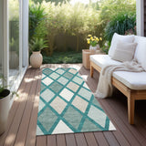addison chantille acn887 teal rug