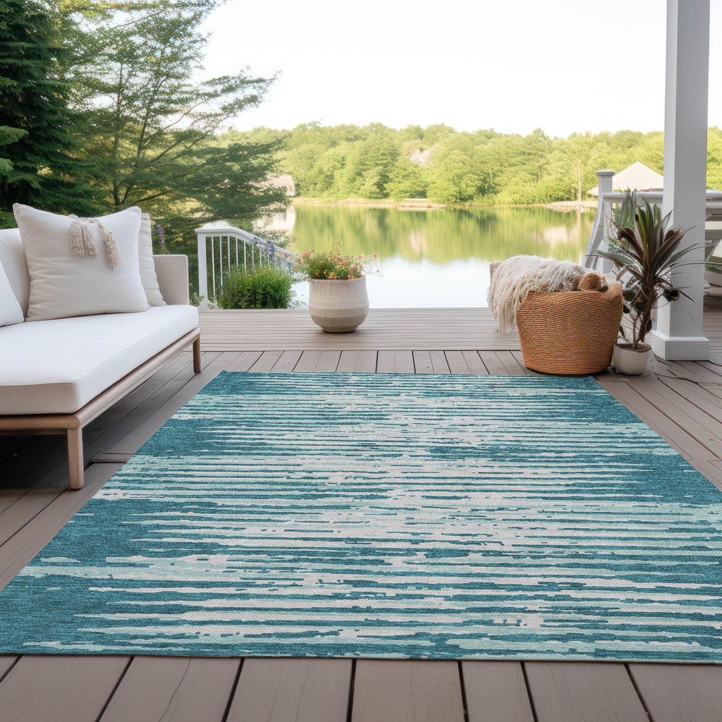 addison chantille acn888 teal rug