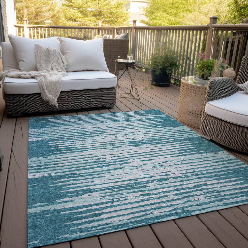 addison chantille acn888 teal rug