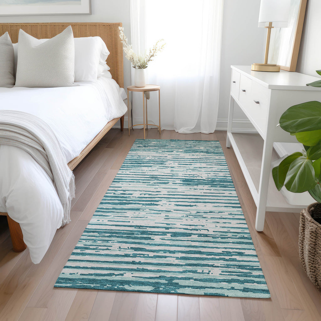 addison chantille acn888 teal rug