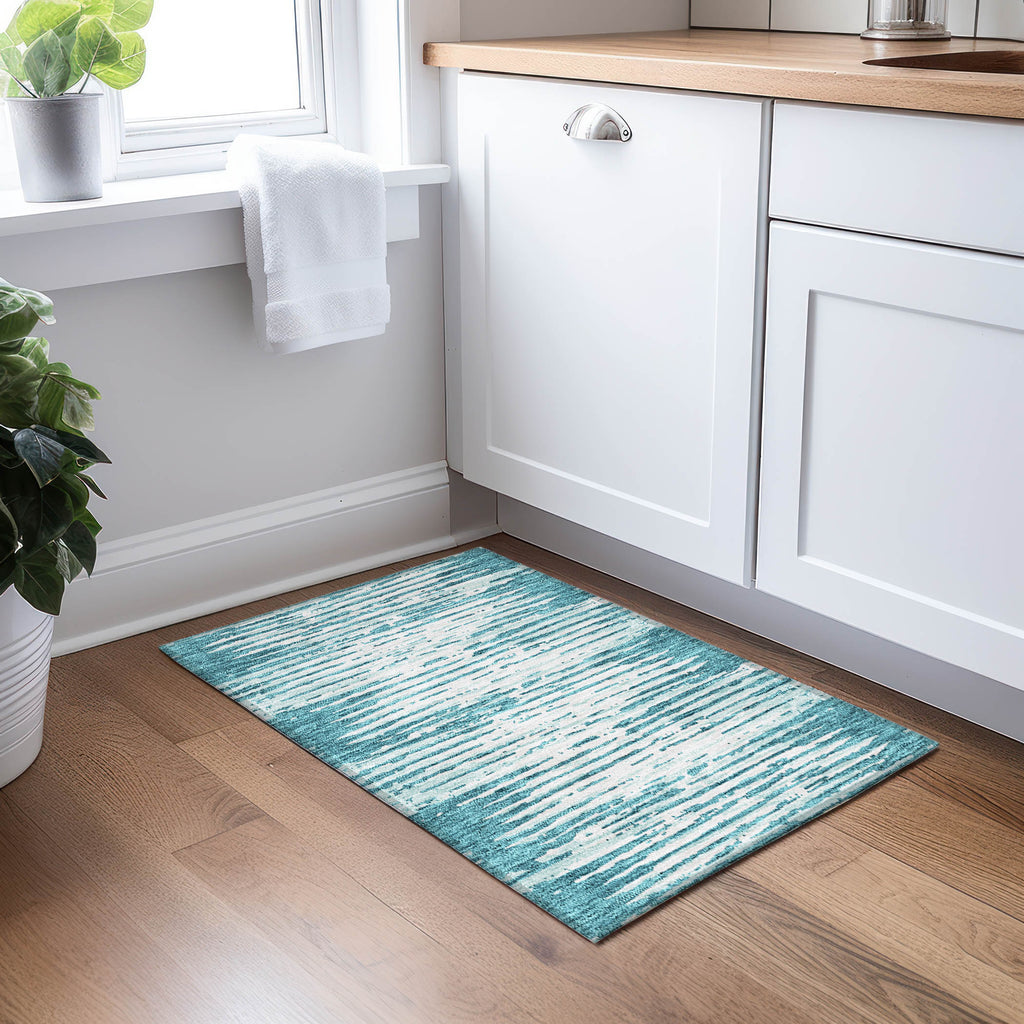 addison chantille acn888 teal rug
