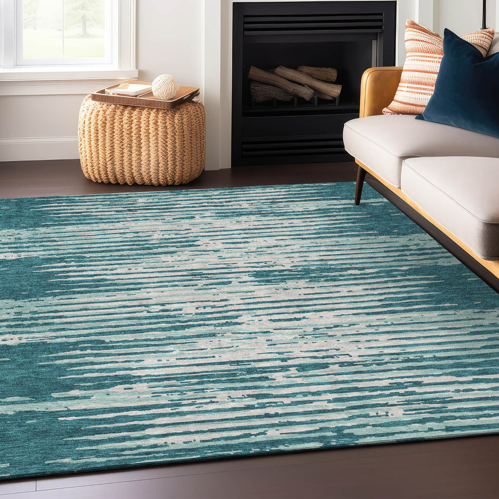 addison chantille acn888 teal rug
