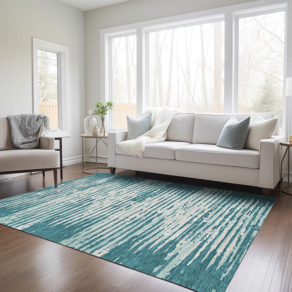 addison chantille acn888 teal rug
