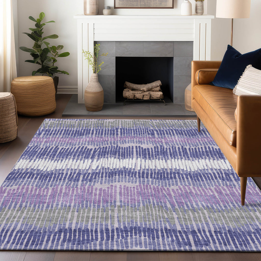 addison chantille acn889 purple rug