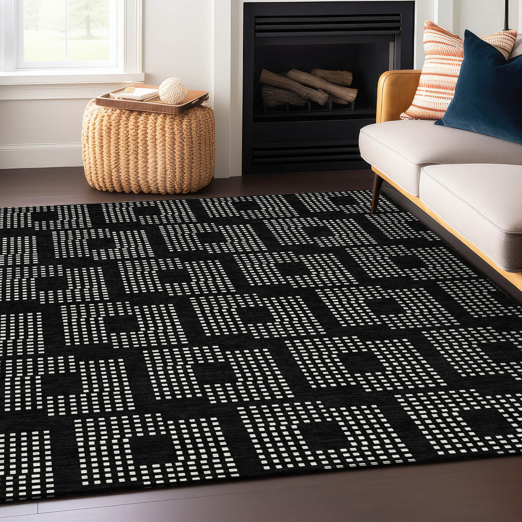 addison chantille acn890 black rug