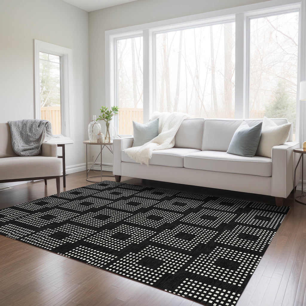 addison chantille acn890 black rug