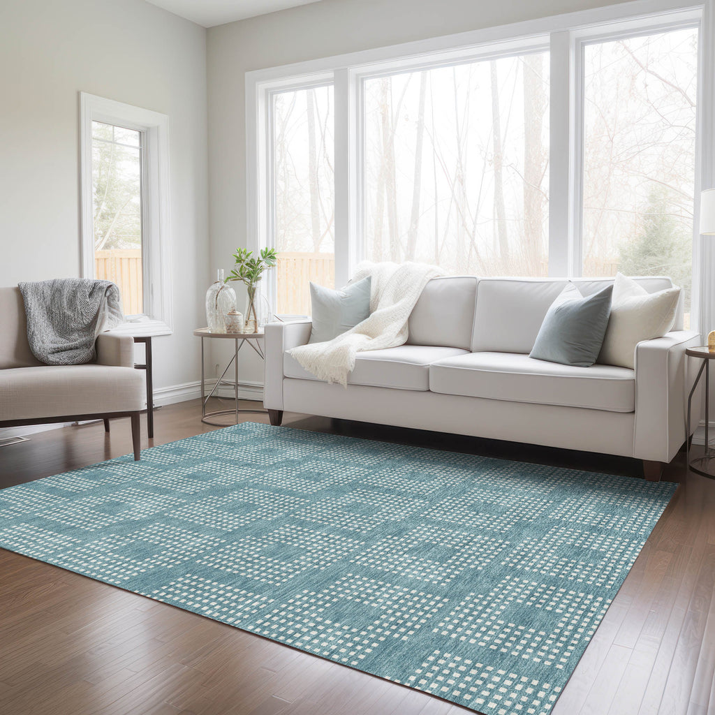 addison chantille acn890 teal rug