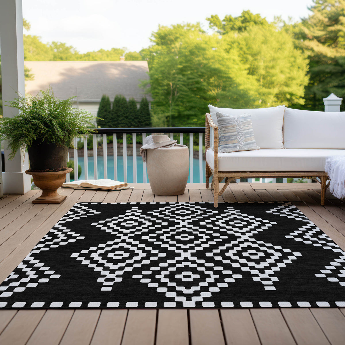 addison chantille acn891 black rug