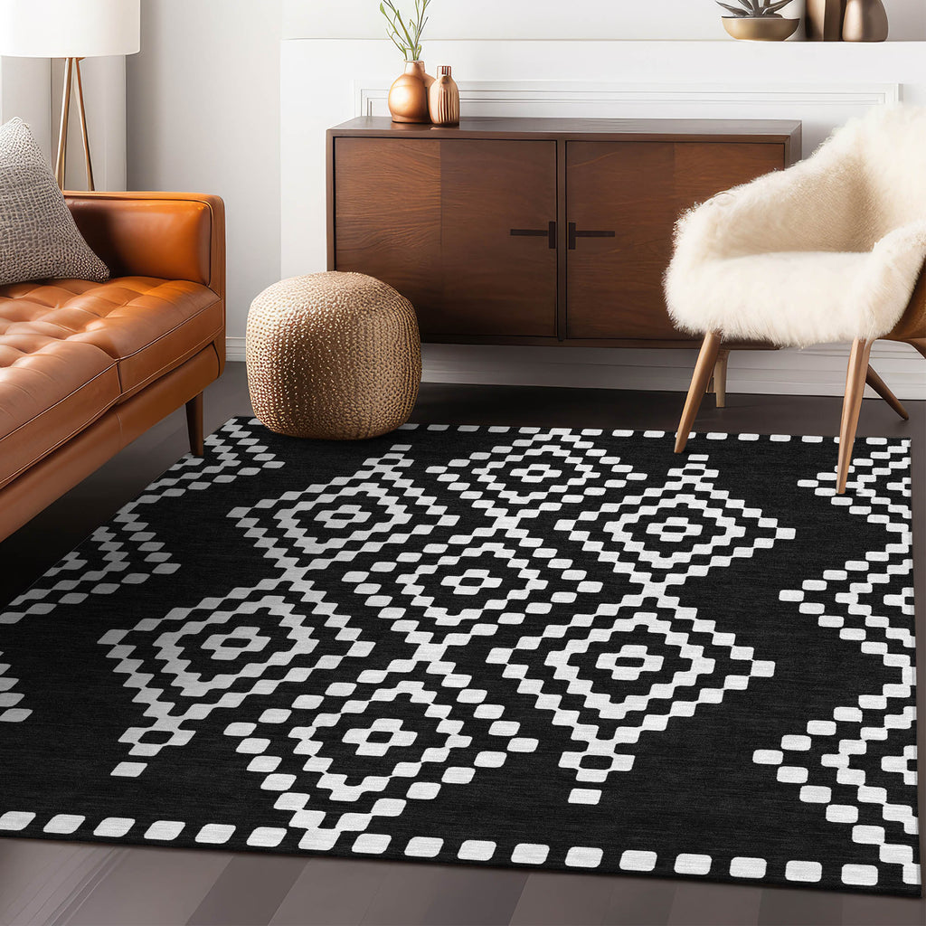 addison chantille acn891 black rug