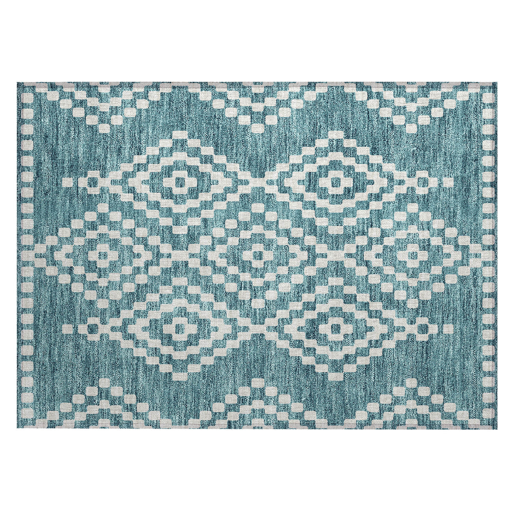 addison chantille acn891 teal rug