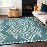 addison chantille acn891 teal rug