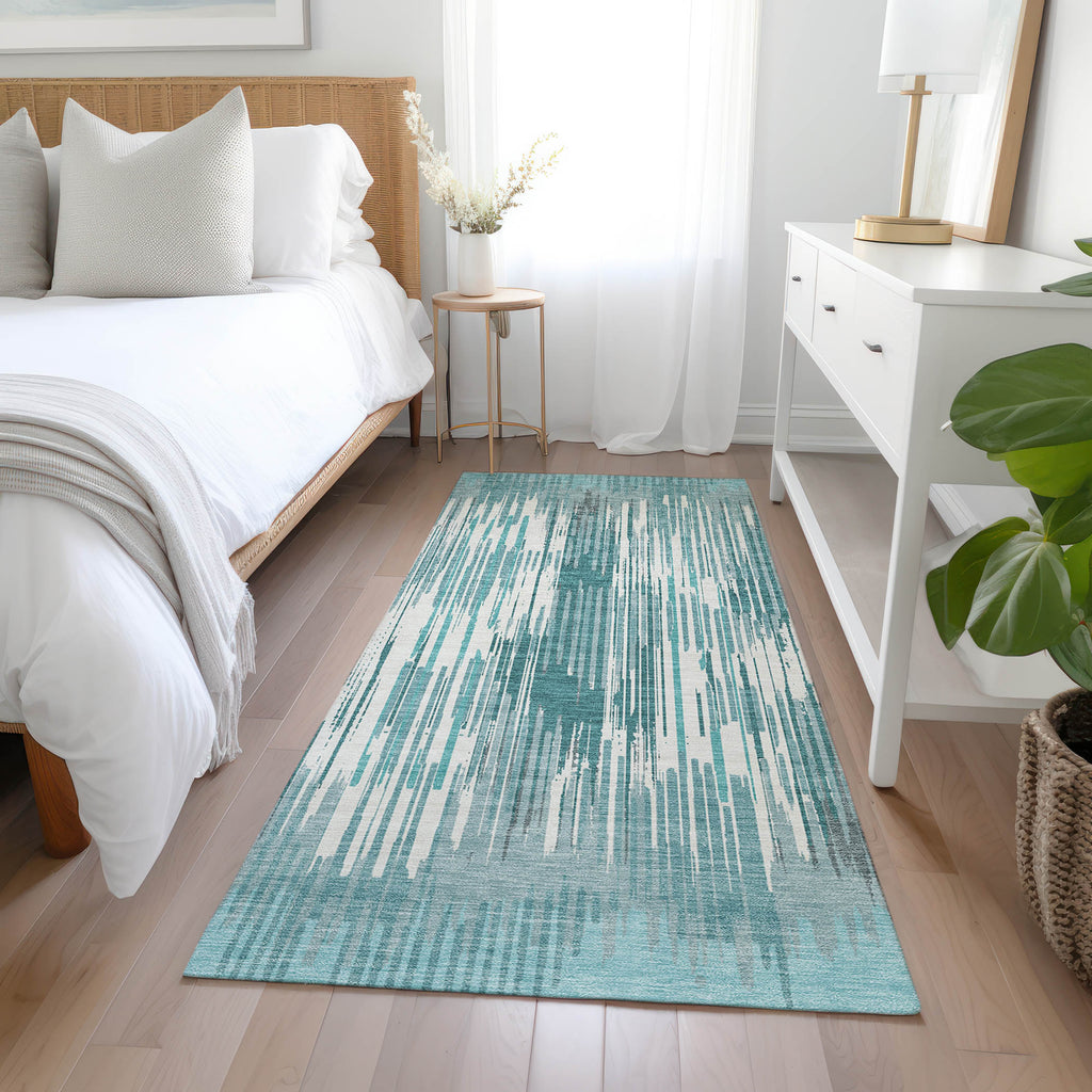addison chantille acn893 teal rug