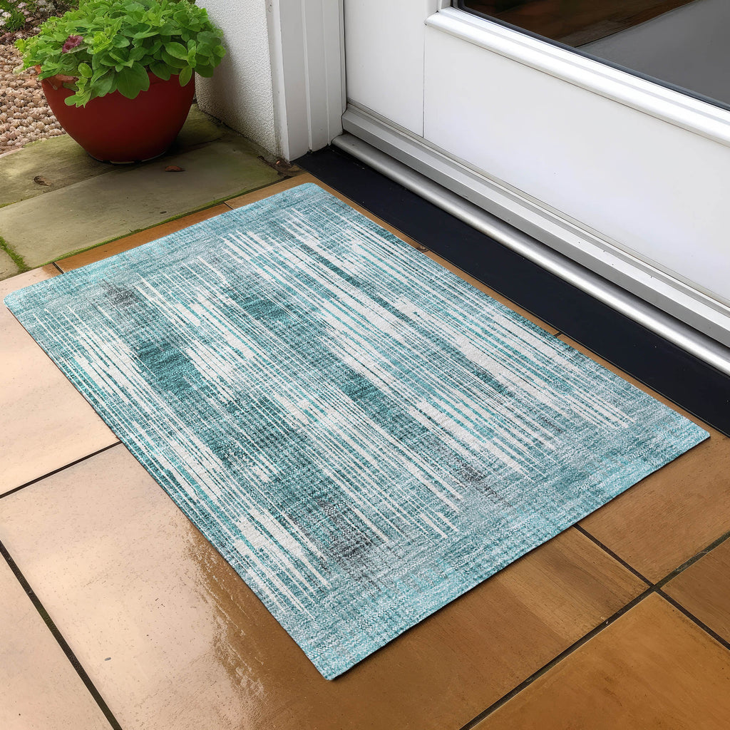 addison chantille acn893 teal rug