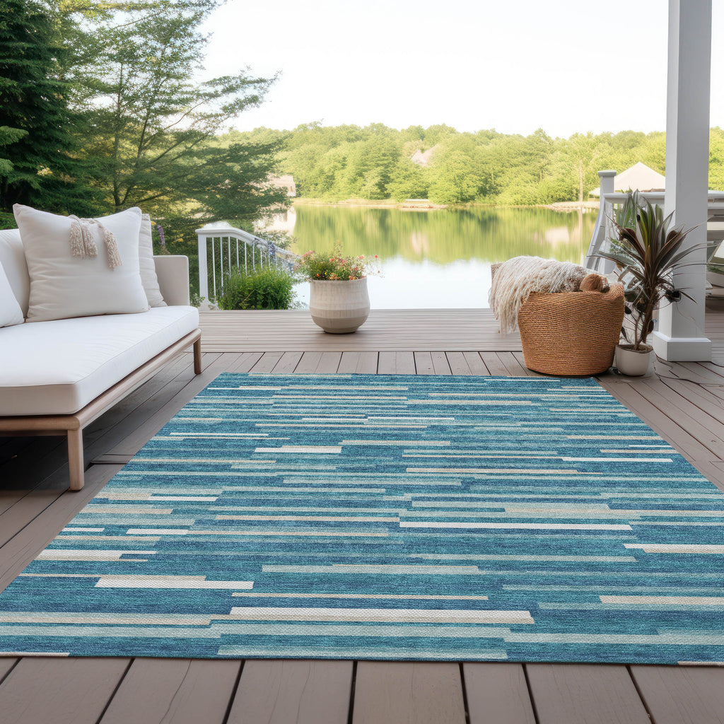 addison chantille acn894 teal rug
