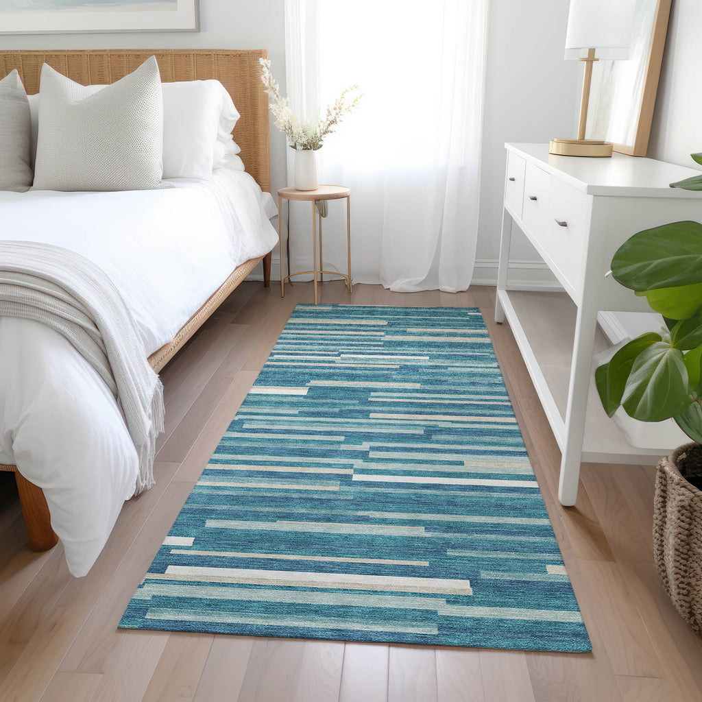 addison chantille acn894 teal rug