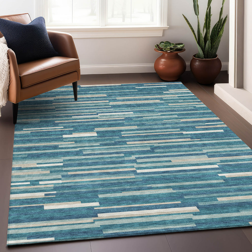 addison chantille acn894 teal rug