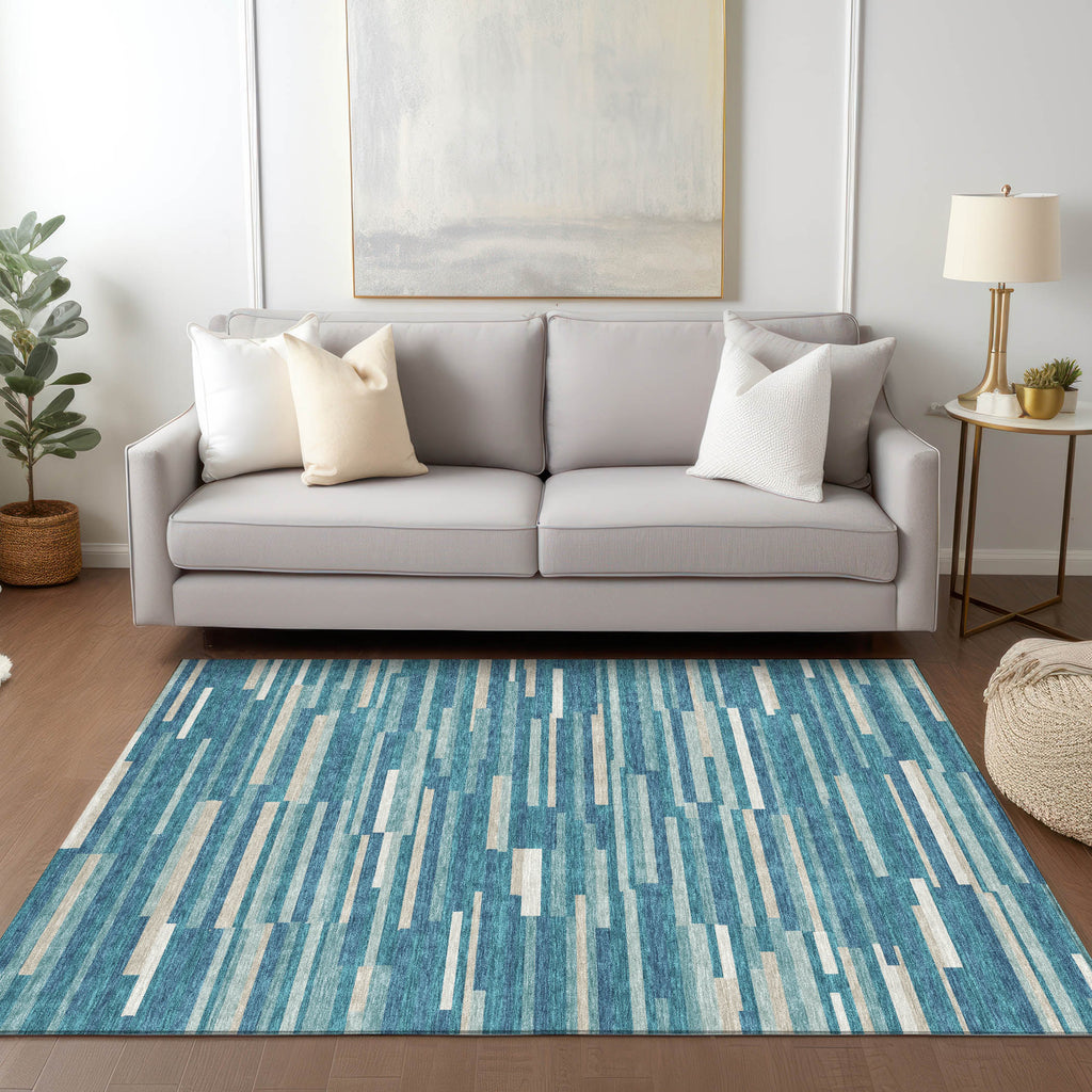 addison chantille acn894 teal rug