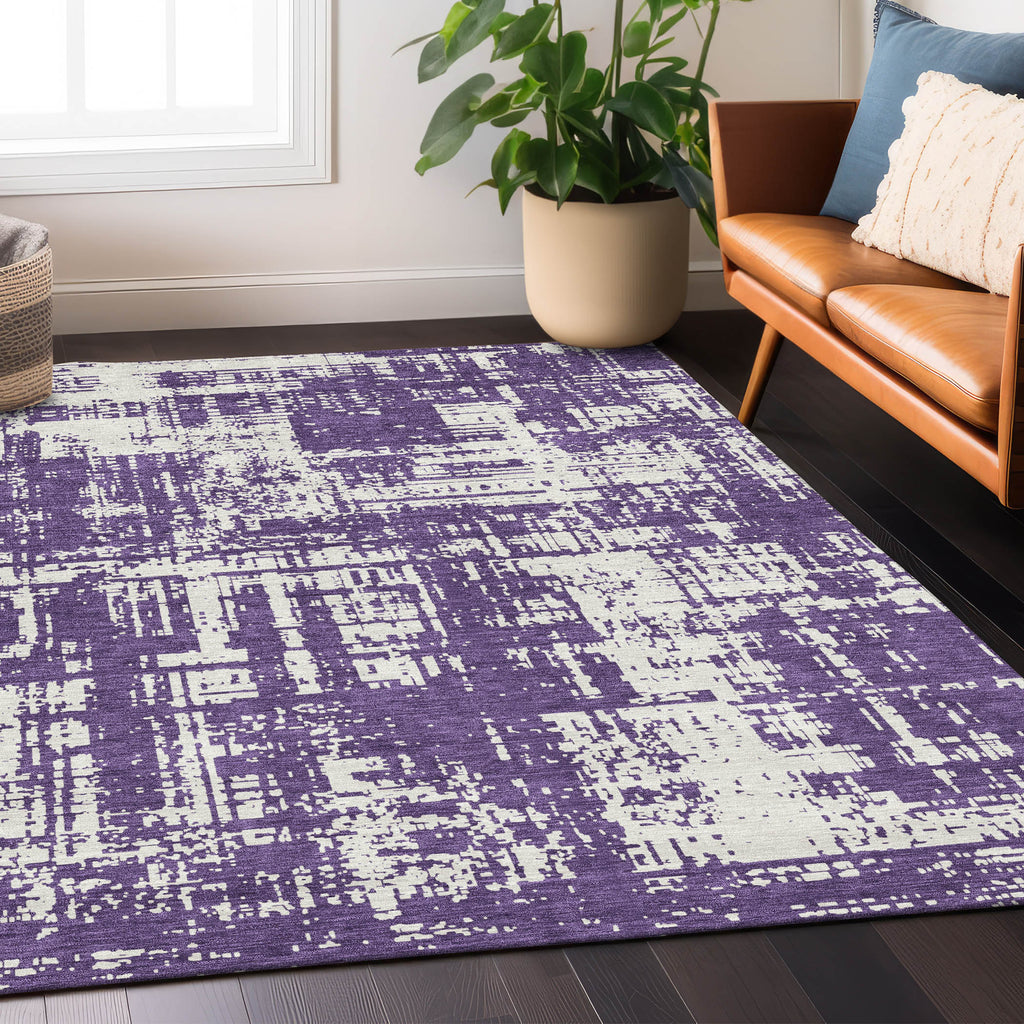 addison chantille acn895 purple rug