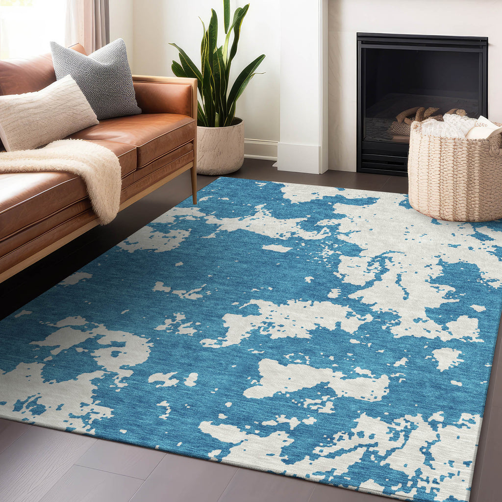 addison chantille acn897 teal rug