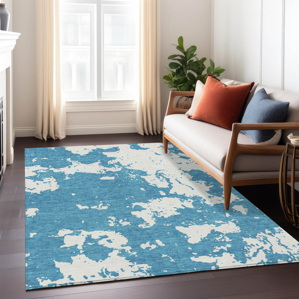 addison chantille acn897 teal rug