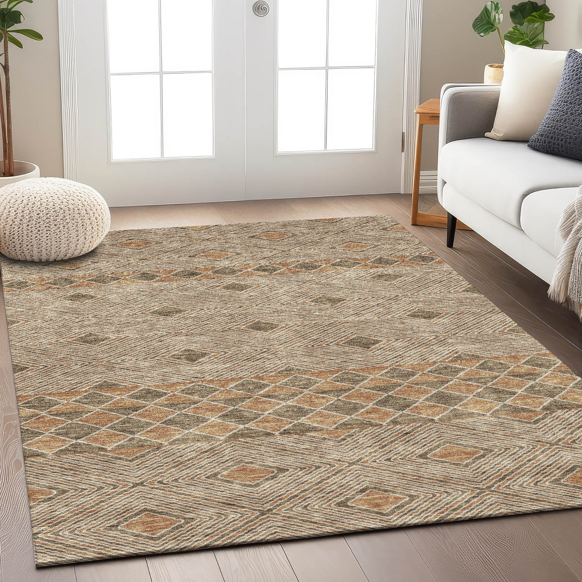 addison chantille acn898 brown rug