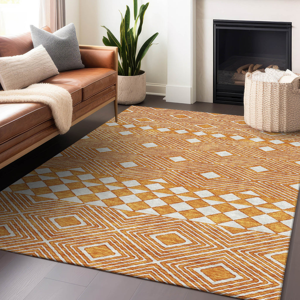 addison chantille acn898 orange rug