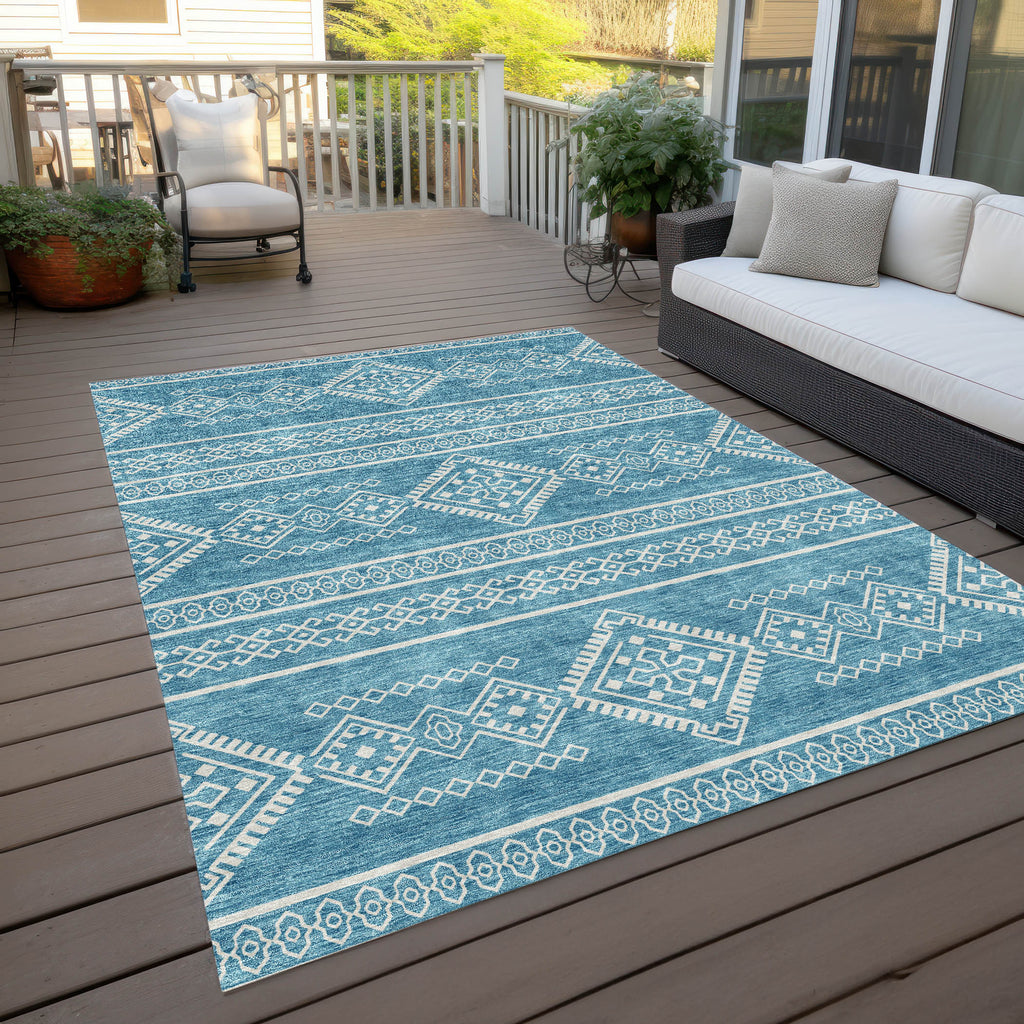 addison chantille acn901 teal rug
