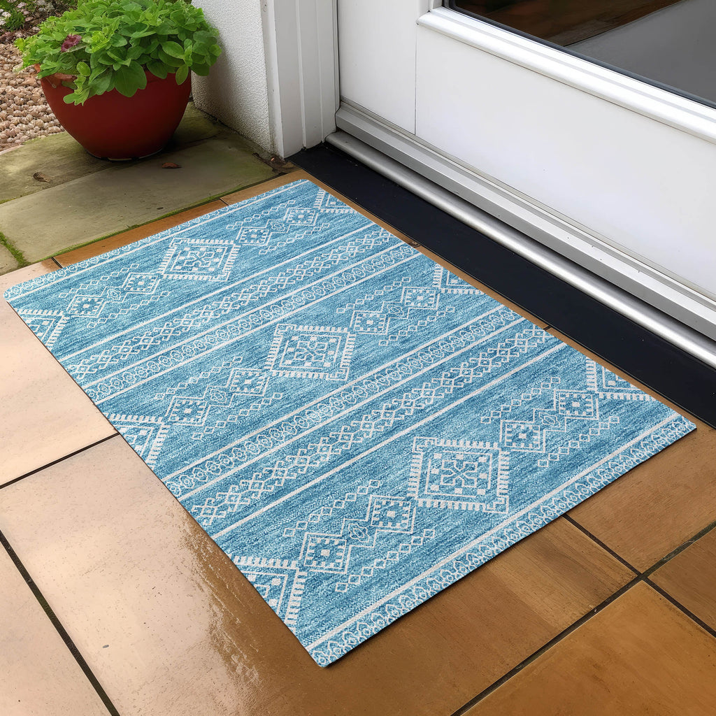 addison chantille acn901 teal rug
