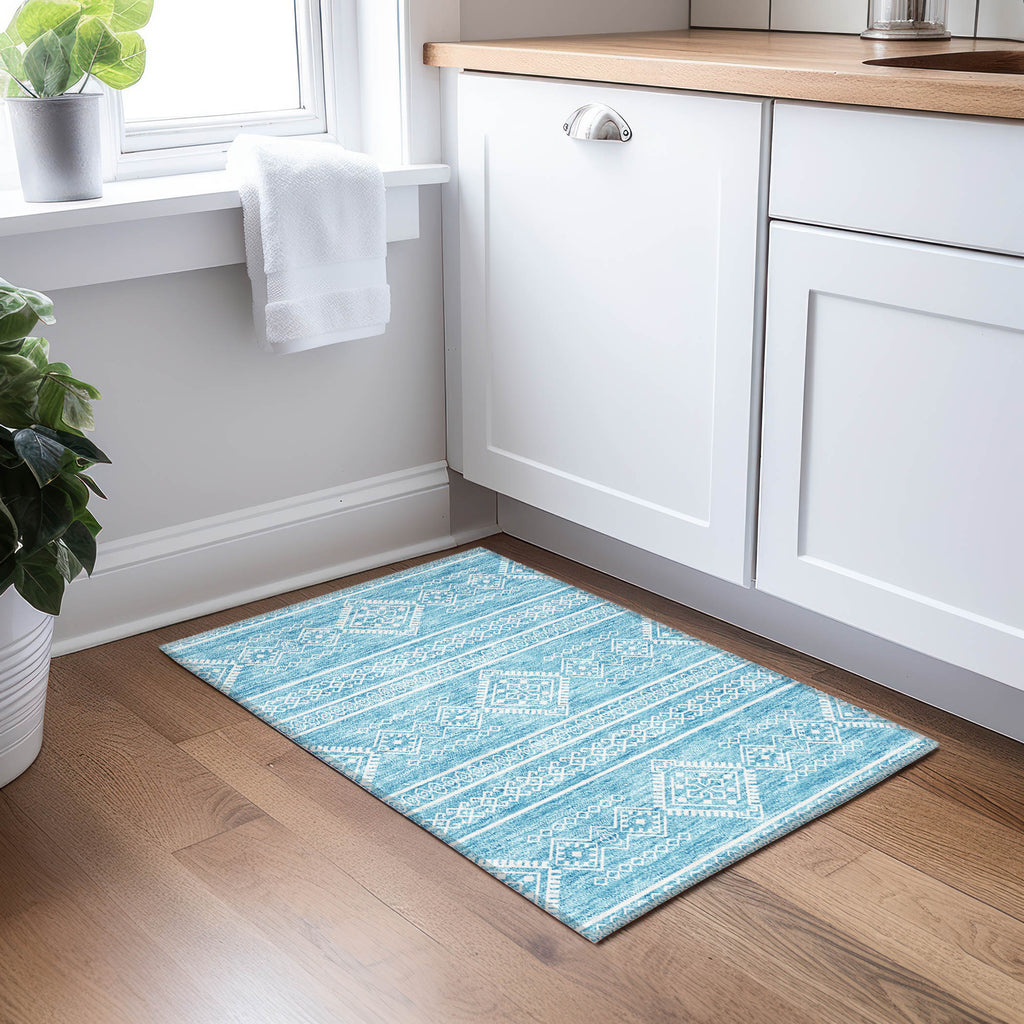 addison chantille acn901 teal rug