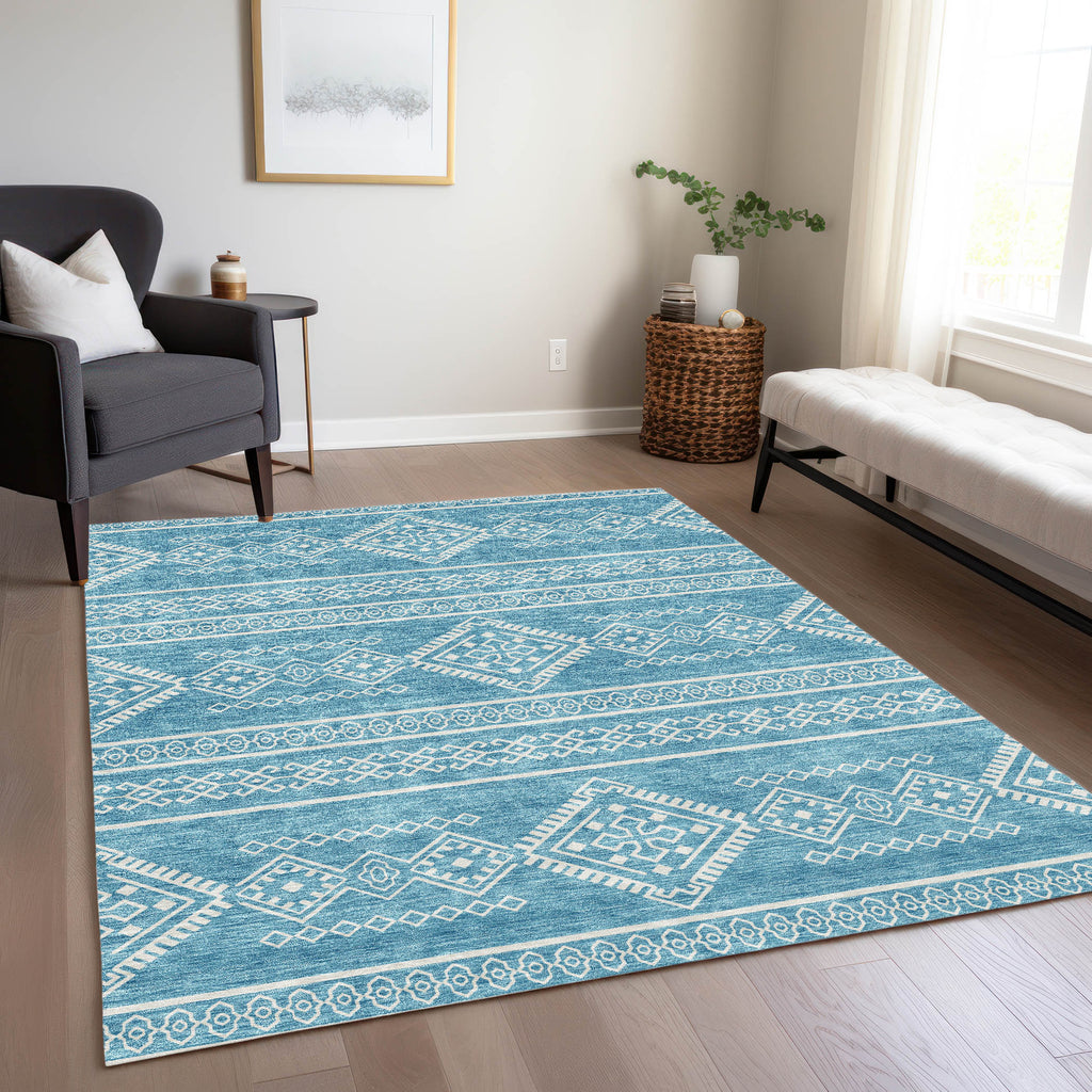 addison chantille acn901 teal rug