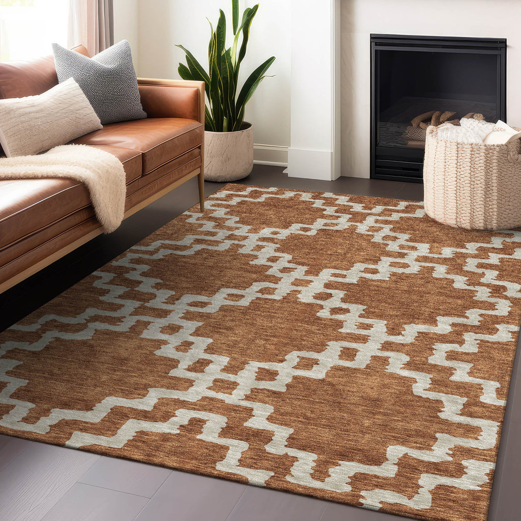 addison chantille acn902 paprika rug