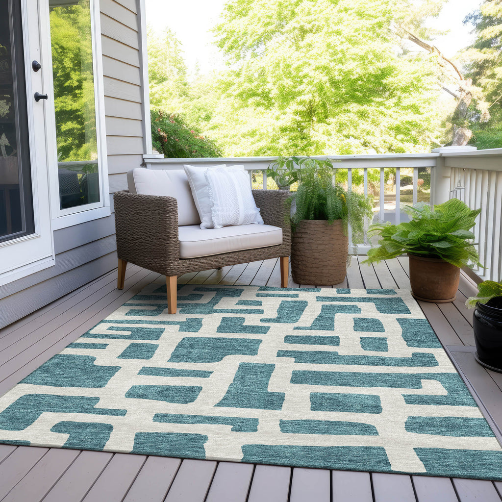 addison chantille acn903 teal rug