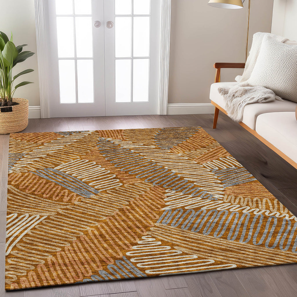addison chantille acn904 paprika rug