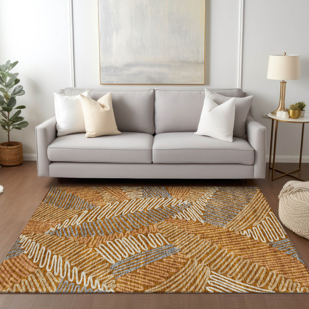 addison chantille acn904 paprika rug