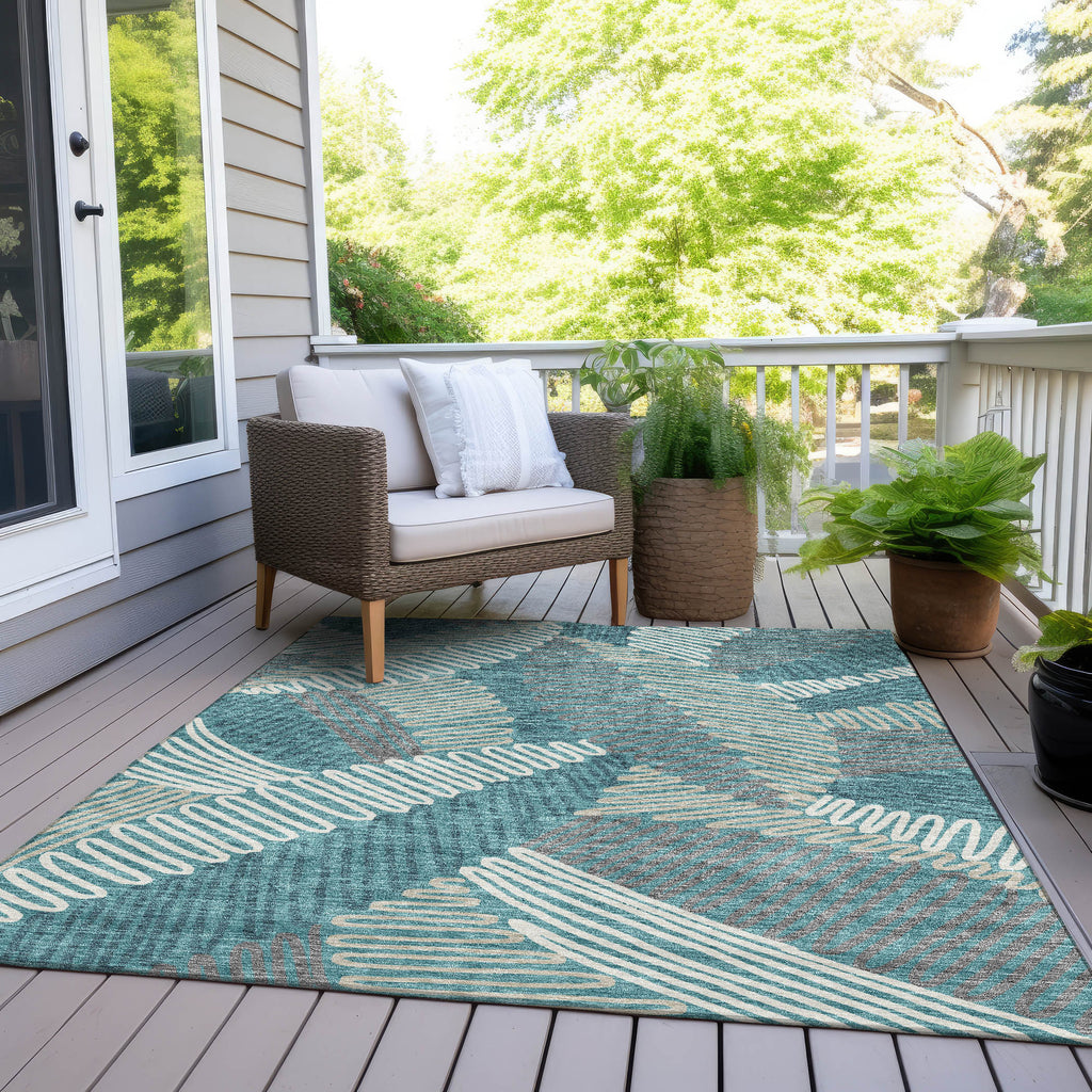 addison chantille acn904 teal rug