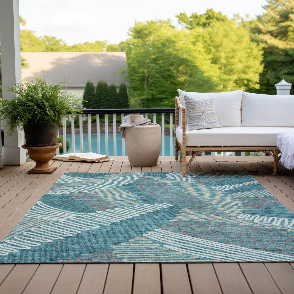 addison chantille acn904 teal rug