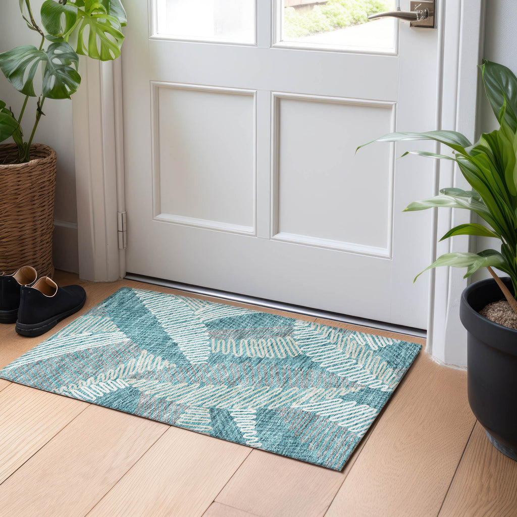 addison chantille acn904 teal rug
